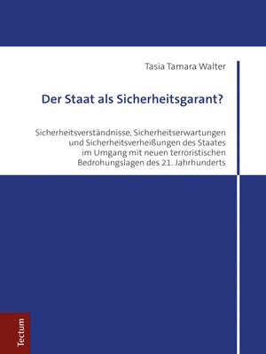 cover image of Der Staat als Sicherheitsgarant?